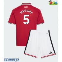 Manchester United Harry Maguire #5 Hjemmedraktsett Barn 2026-27 Kortermet (+ Korte bukser)
